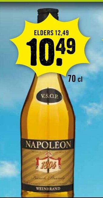 Dirck 3 Napoleon V S O P Weinbrand Brandy 70 cl aanbieding