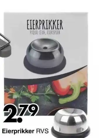 Wibra Eierprikker rvs aanbieding