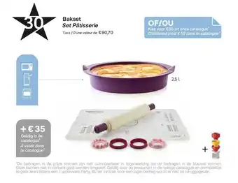 Tupperware Bakset aanbieding