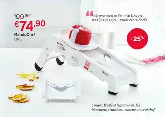 Tupperware MandoChef aanbieding