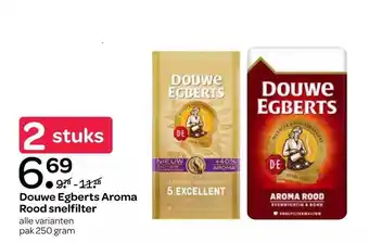 Spar Douwe egberts aroma rood snelfilter aanbieding