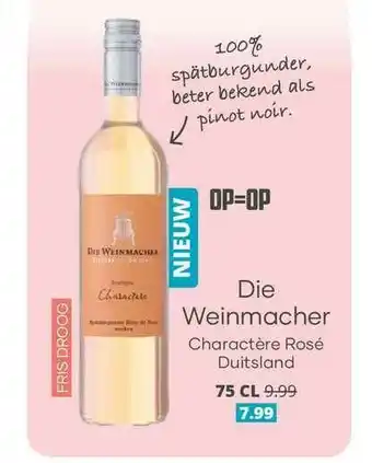 Mitra Die Weinmacher Charactère Rosé Duitsland aanbieding