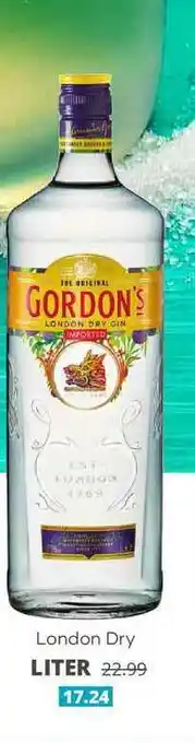 Mitra Gordon's London Dry aanbieding