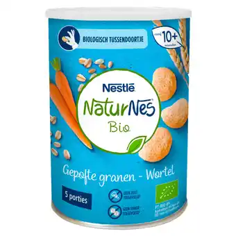 Jumbo Naturnes bio nutripops gepofte granen - wortel vanaf 10+ maanden 35g aanbieding