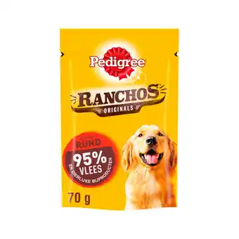 Jumbo Pedigree ranchos - rund - hondensnack - 70g aanbieding