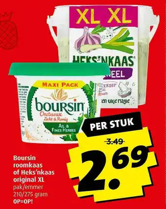 Boni Boursin Roomkaas Of Heks'nkaas Original XL aanbieding