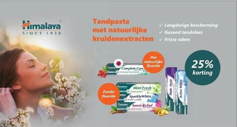 De Rode Pilaren Tandpasta met natuurlijke kruidenextracten aanbieding