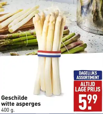 ALDI Geschilde Witte Asperges 400g aanbieding