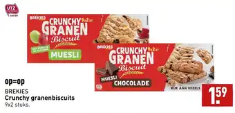 ALDI Brekies Crunchy Granenbiscuits aanbieding