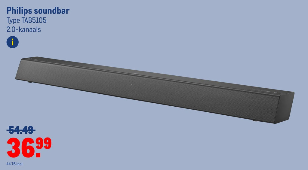 Philips soundbar aanbieding bij Makro