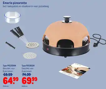 Makro Emerio pizzarette aanbieding