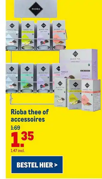 Makro Rioba Thee Of Accessoires aanbieding