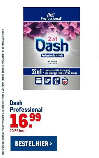 Makro Dash Professional aanbieding