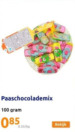 Action Paaschocolademix aanbieding