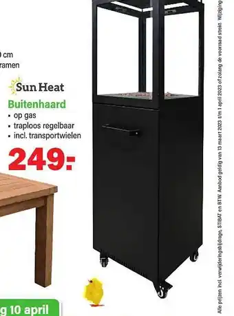 Van Cranenbroek Sun heat buitenhaard aanbieding