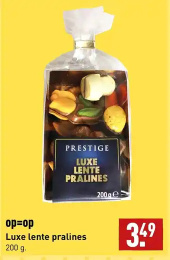 ALDI Luxe lente pralines 200g aanbieding