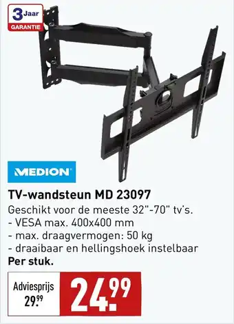 ALDI Medion TV-wandsteun MD 23097 aanbieding