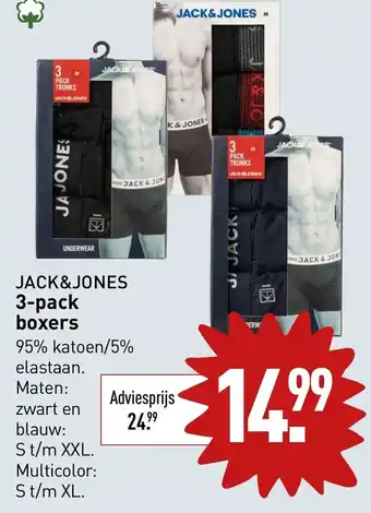 ALDI Jack&jones 3-pack boxers aanbieding