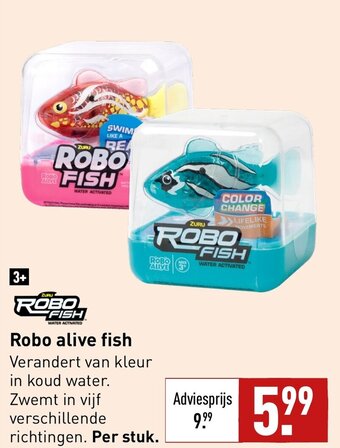 ALDI Robo alive fish aanbieding