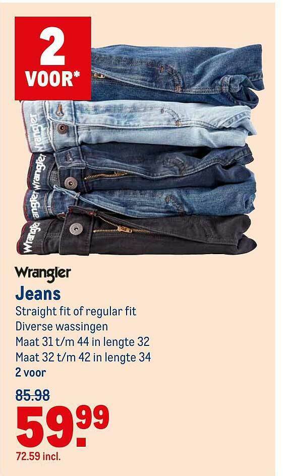 Wrangler Jeans aanbieding bij Makro