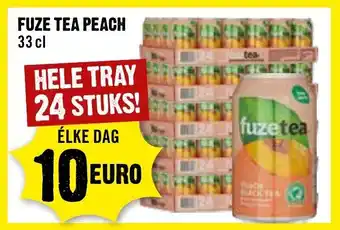 Dirck 3 Fuze Tea Peach 24*330ml aanbieding