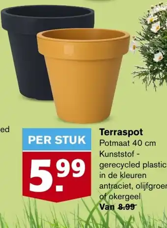 Hoogvliet Terraspot 40cm aanbieding