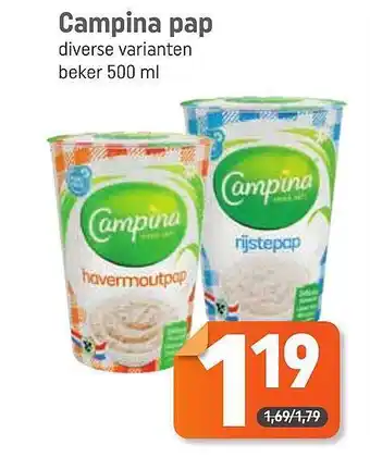 Lekker Makkelijk Campina pap aanbieding