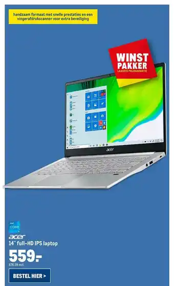 Makro Acer 14 aanbieding