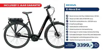 Bike Totaal Koga E-Nova Evo Fiets aanbieding