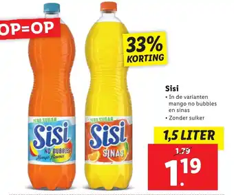 Lidl Sisi sinas 1.5 liter aanbieding