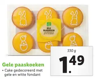 Lidl Gele paaskoeken 330G aanbieding