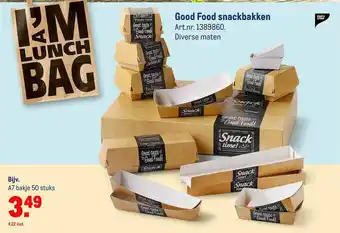 Makro Good Food Snackbakken aanbieding