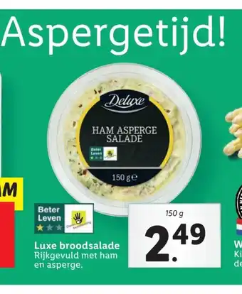 Lidl Luxe broodsalade 150 gram aanbieding