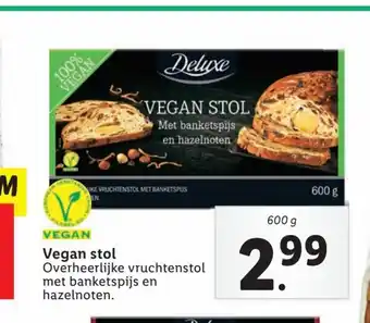 Lidl Vegan stol 600 g aanbieding