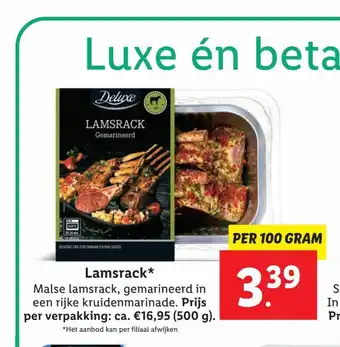 Lidl Lamsrack 100 gram aanbieding