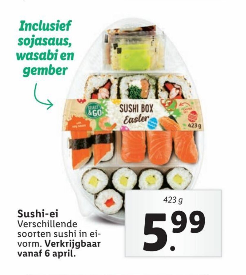 Sushiei 423 g aanbieding bij Lidl