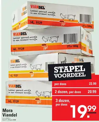 Sligro Mora viandel 27 x 100g aanbieding