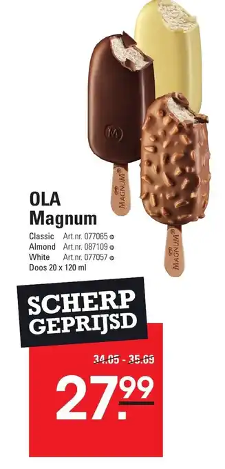 Sligro Ola magnum aanbieding