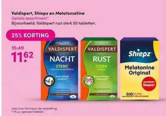 Drogisterij Visser Valdispert, shiepz en melatomatine aanbieding