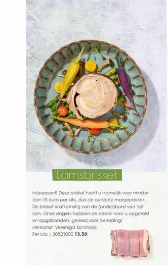 HANOS Lamsbrisket aanbieding