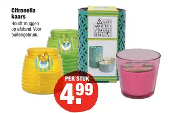 ALDI Citronella kaars aanbieding