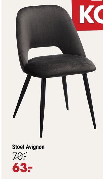 Kwantum Stoel avignon aanbieding