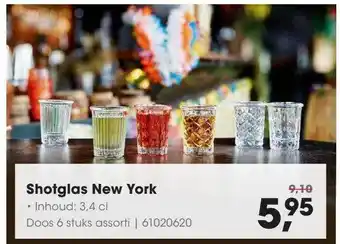 HANOS Shotglas new york aanbieding