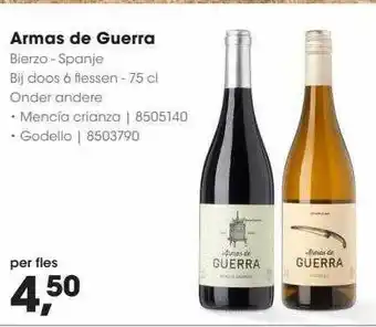 HANOS Armas de guerra bierzo aanbieding