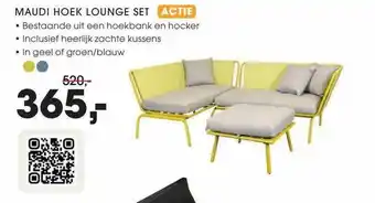 HANOS Maudi hoek lounge set aanbieding