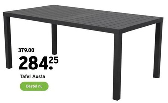 GAMMA Tafel aosta aanbieding