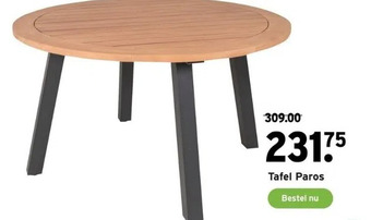 GAMMA Tafel paros aanbieding