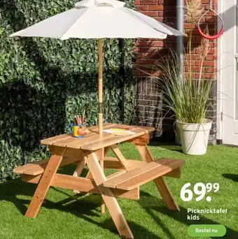 GAMMA Picknicktafel kids aanbieding