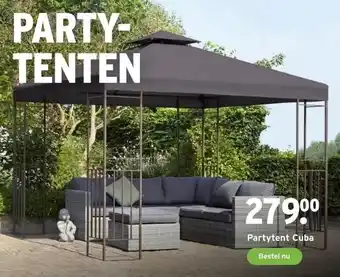 GAMMA Partytent cuba aanbieding