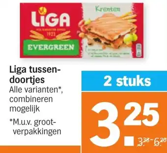 Albert Heijn Liga tussen- doortjes aanbieding